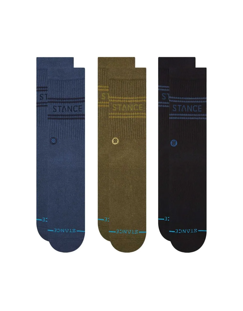 BASIC CREW SOCKS 3 PACK