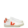 CAMPO CHROMEFREE LEATHER WHITE ORANGE FLUO