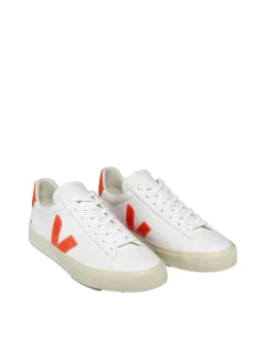 CAMPO CHROMEFREE LEATHER WHITE ORANGE FLUO