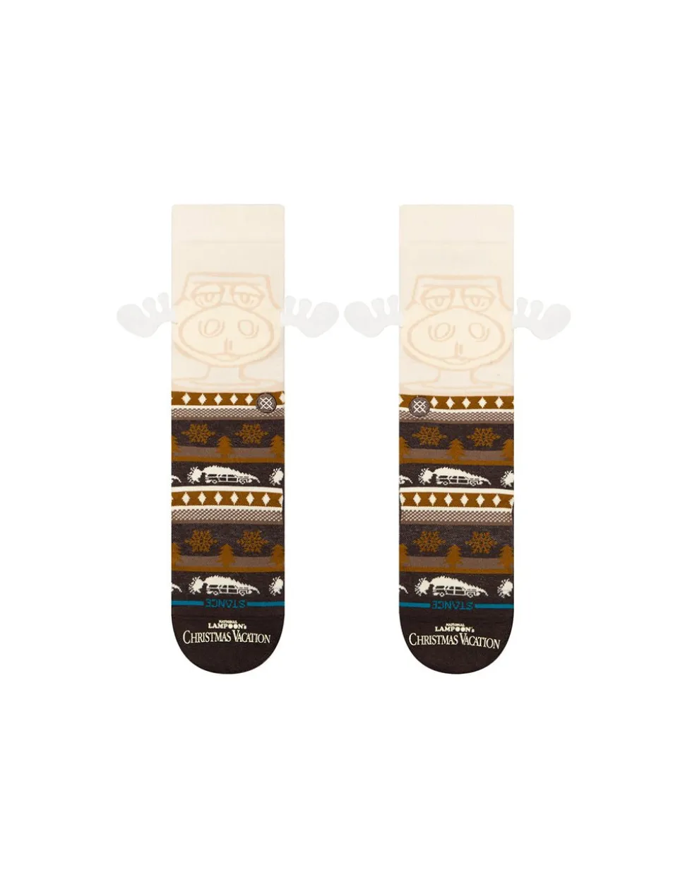CHRISTMAS VACATION X STANCE HAVE SOME EGGNOG CREW SOCKS