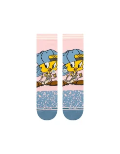 LOONEY TUNES X STANCE TWEETY CREW SOCKS