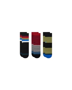 STANCE CARTER KIDS CREW SOCKS 3 PACK