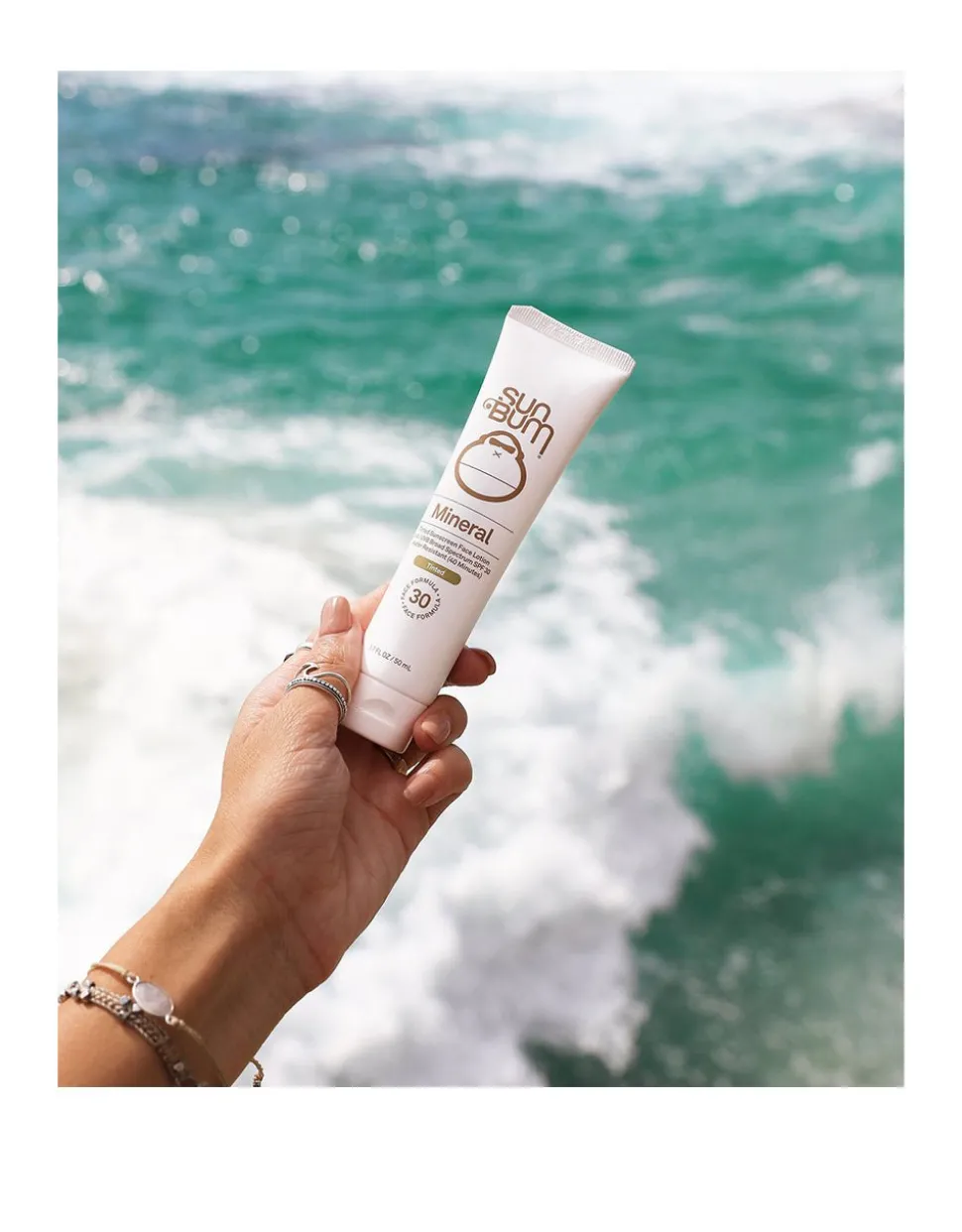 Sunbum Mineral SPF 30 Tinted Sunscreen Face Lotion