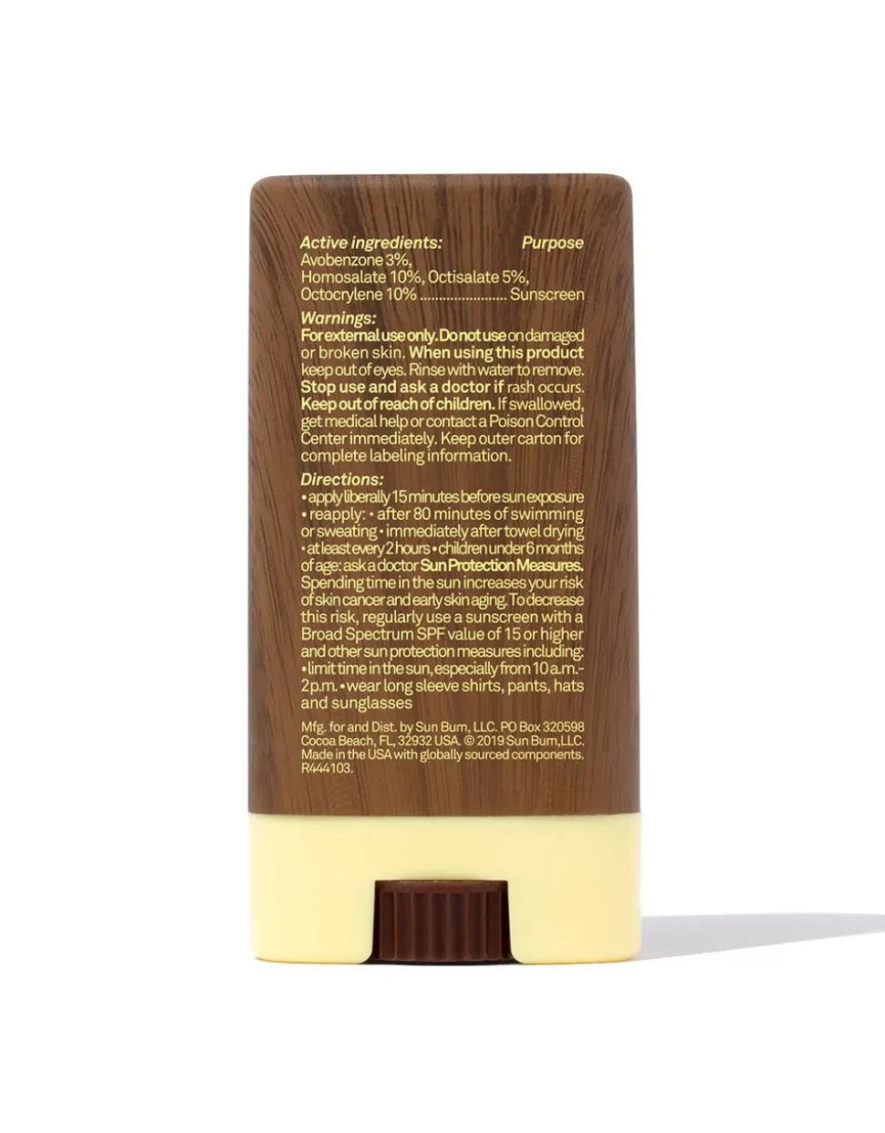 Sunbum Original SPF 30 Sunscreen Face Stick