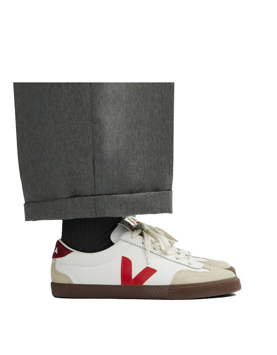 VOLLEY LEATHER WHITE PEKIN BARK