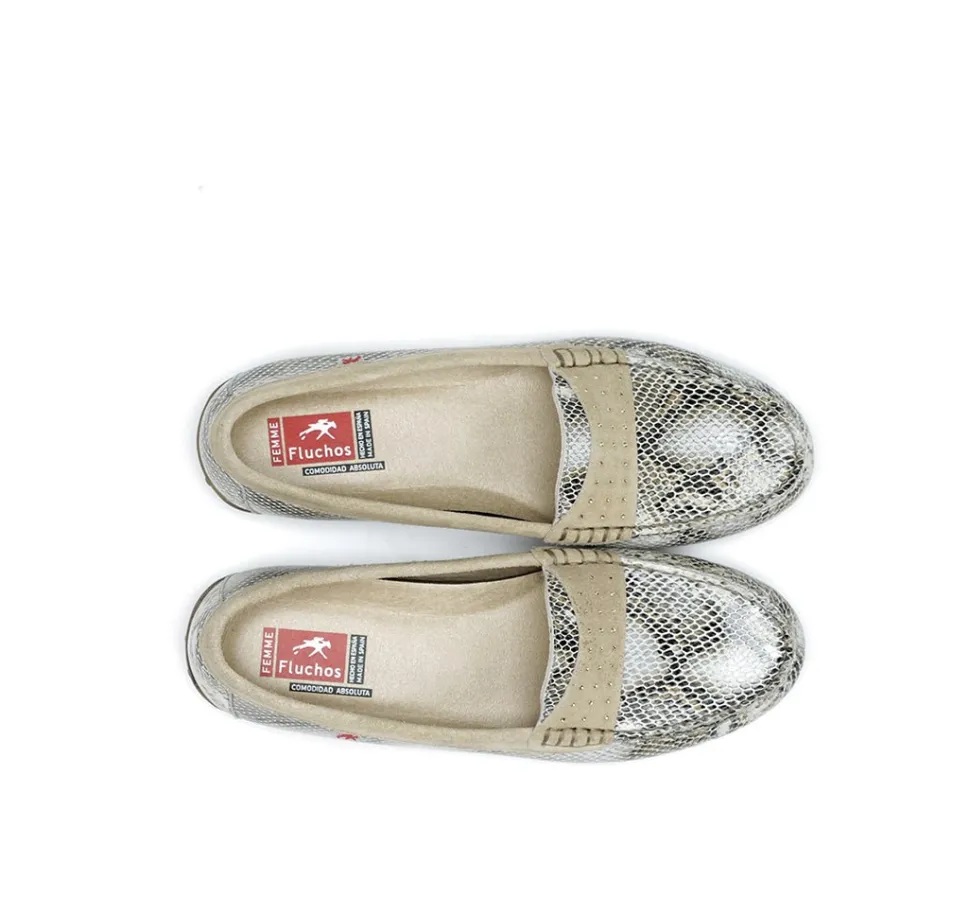 Women leather loafers BRUNI F0806