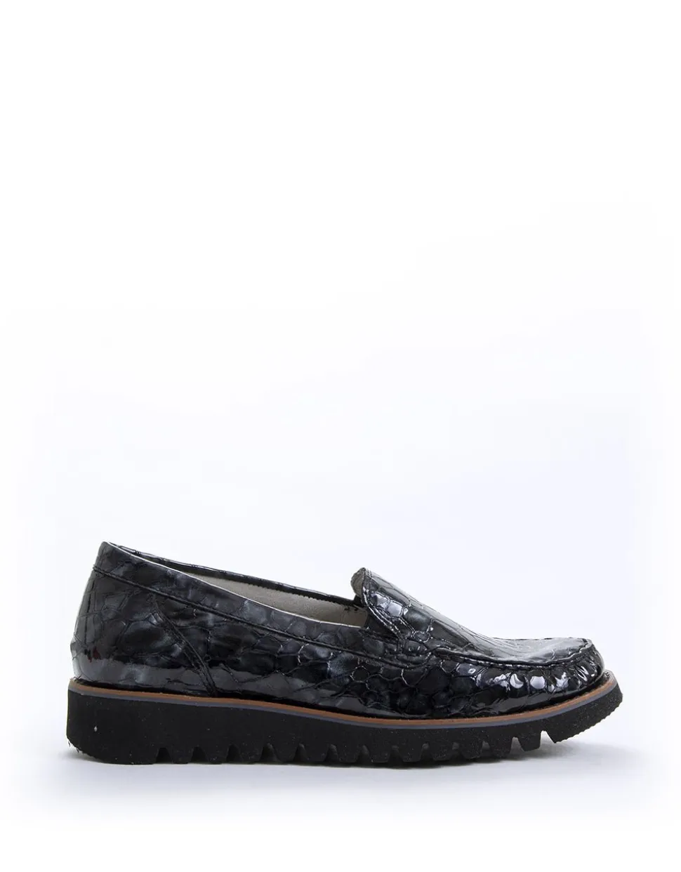 Women leather loafers HABEA 926501