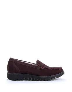 Women leather loafers HABEA 926501