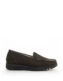 Women leather loafers HABEA 926501