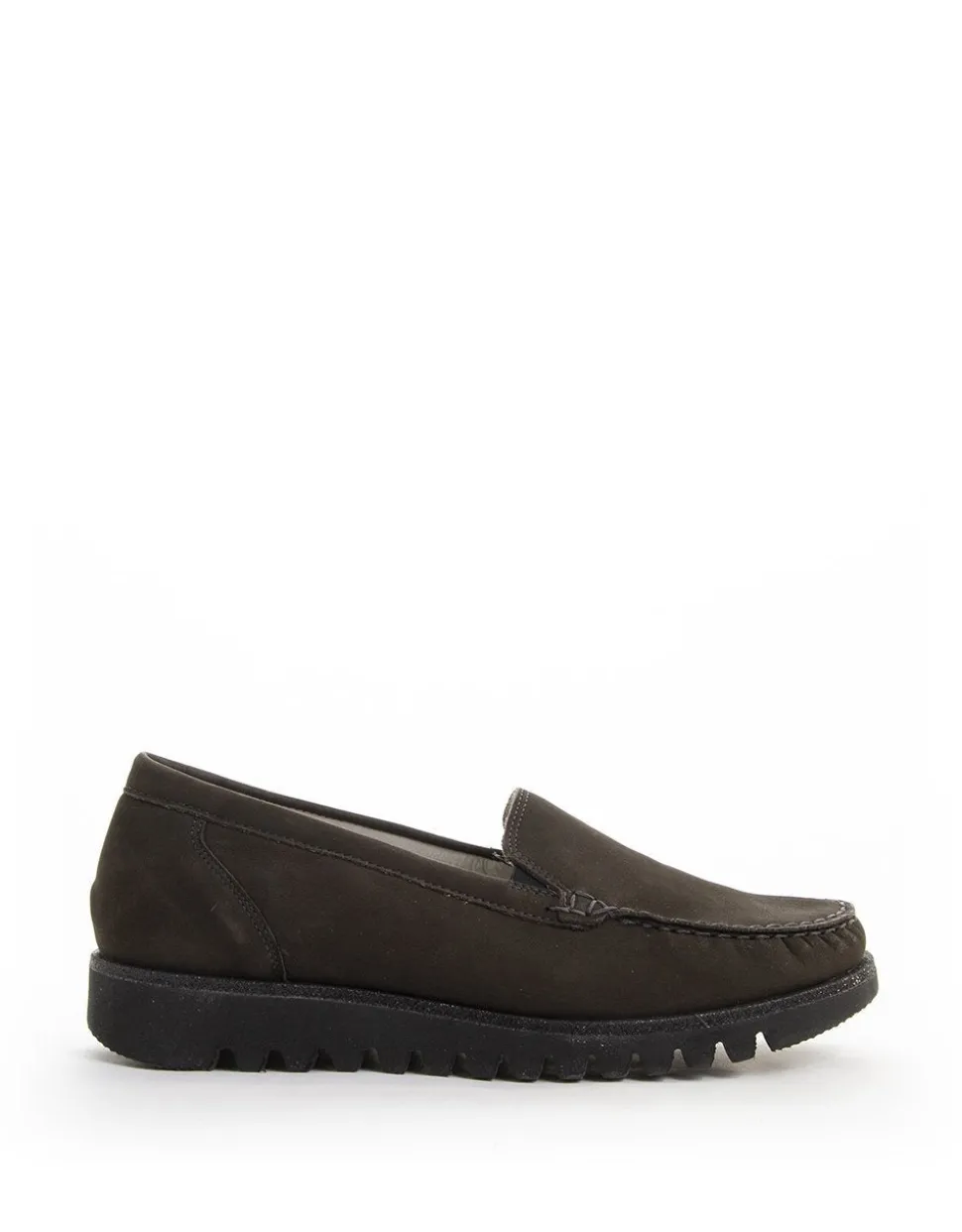 Women leather loafers HABEA 926501