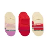 WOMENS FULFILLED NO SHOW SOCKS 3 PACK