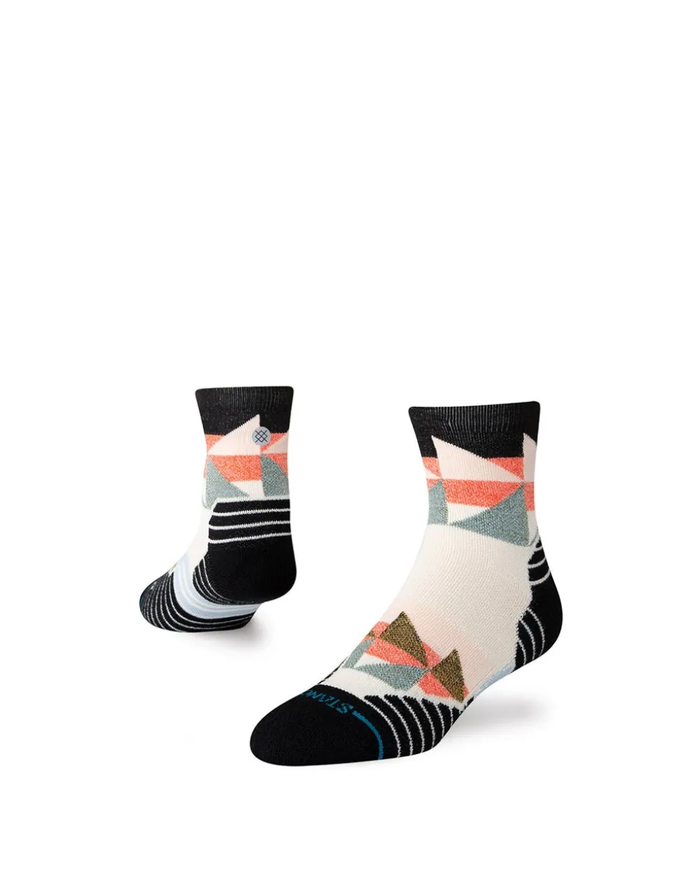 WOMENS TRI WOOL MID QUARTER SOCKS